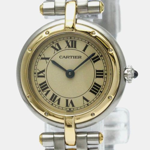 K Yellow Gold Stainless Steel Panthere 1057920 Quartz Women's Wristwatch 24 mm - Cartier - Modalova