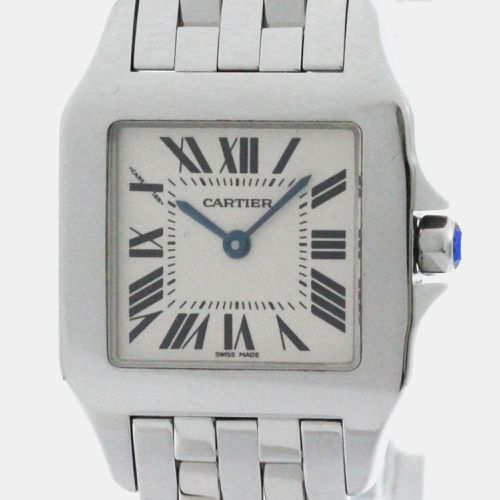 Stainless Steel Santos Demoiselle W25065Z5 Quartz Women's Wristwatch 26 mm - Cartier - Modalova