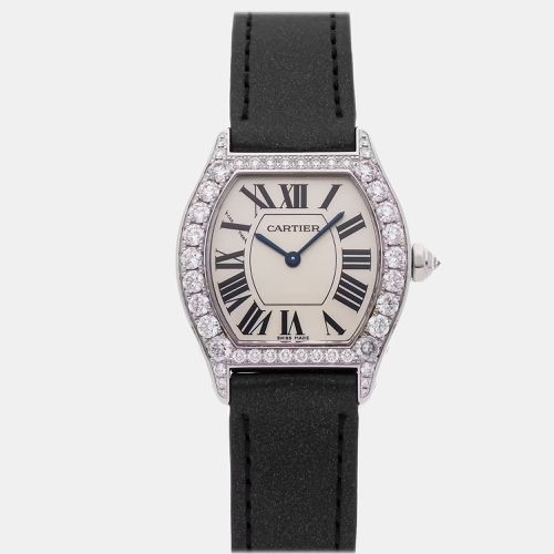 K White Gold Tortue WA507231 Manual Winding Women's Wristwatch 28 mm - Cartier - Modalova