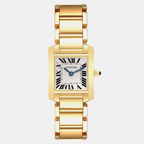 Tank Francaise Yellow Gold Quartz Ladies Watch W50002N2 20 x 25 mm - Cartier - Modalova