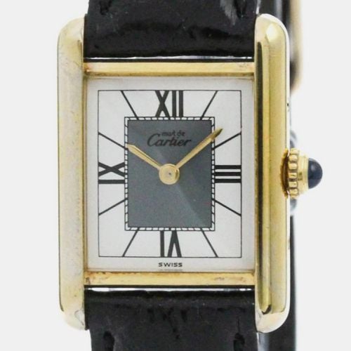 Must Tank Vermeil Gold Plated Quartz Watch 20 mm - Cartier - Modalova