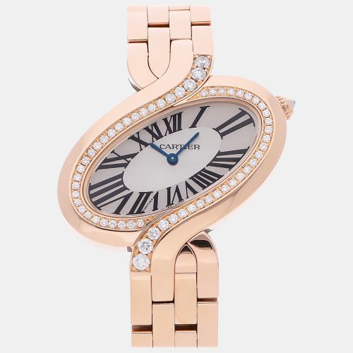 K Rose Gold Delices WG800006 Quartz Women's Wristwatch 38 mm - Cartier - Modalova