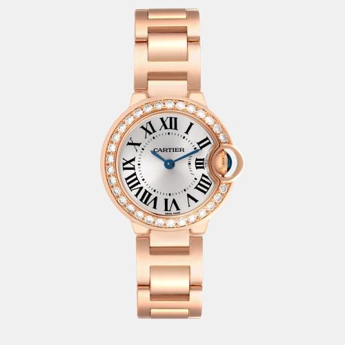 Cartier Ballon Bleu Rose Gold Diamond Small Ladies Watch 29.0 mm - Cartier - Modalova