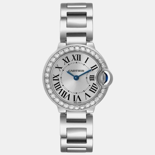 Cartier Ballon Blue Rose Gold Diamond Small Ladies Watch WE9003Z3 29 mm - Cartier - Modalova