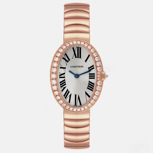 Cartier Baignoire Rose Gold Diamond Ladies Watch WB520002 24.5 x 31.6 mm - Cartier - Modalova