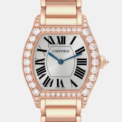 Tortue Rose Gold Diamond Bezel Ladies Watch WA507031 28 x 34 mm - Cartier - Modalova