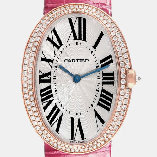 Baignoire Large Rose Gold Diamond Ladies Watch WB520005 44.0 x 34.1 mm - Cartier - Modalova