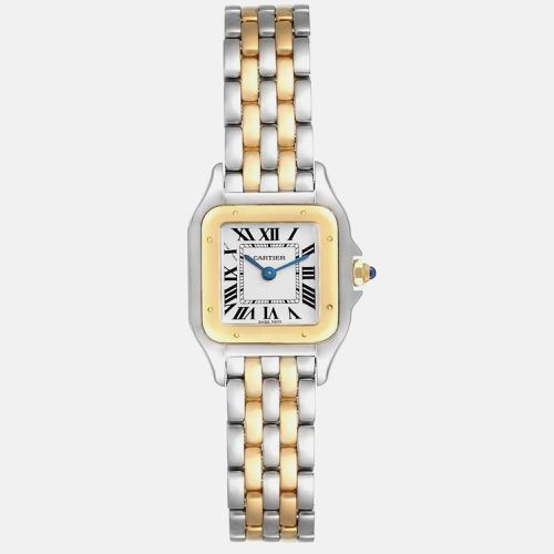 Panthere Steel Yellow Gold 2 Row Ladies Watch W2PN0006 - Cartier - Modalova