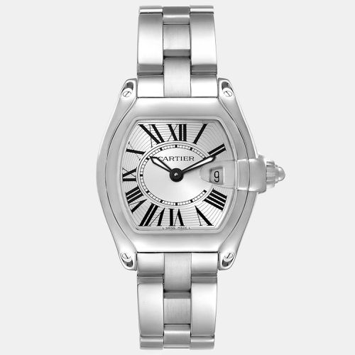 Cartier Silver Stainless Steel Roadster W62016V3 Women's Wristwatch 30 mm - Cartier - Modalova