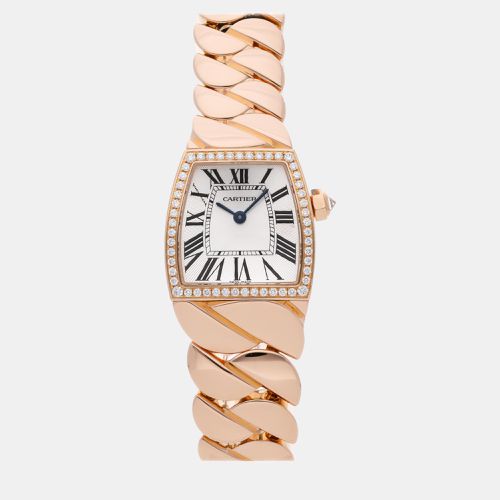 K Rose Gold La Dona Quartz Women's Wristwatch 22 mm - Cartier - Modalova