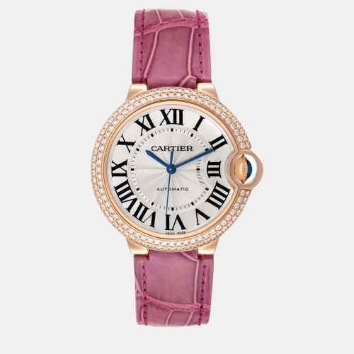 Cartier Ballon Bleu Automatic Rose Gold Diamond Ladies Watch 36.5 mm - Cartier - Modalova