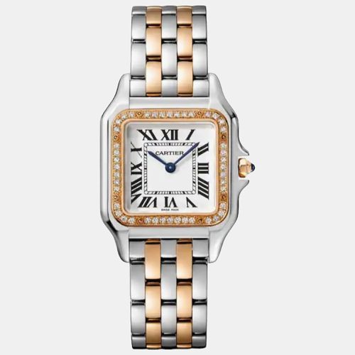 K Rose Gold and Stainless Steel 27 Panthere de W3PN0007 - Cartier - Modalova