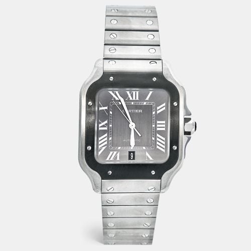 Cartier Santos de Cartier Stainless Steel Automatic Large Model Wssa0037 Men's Watch 39.8 MM - Cartier - Modalova