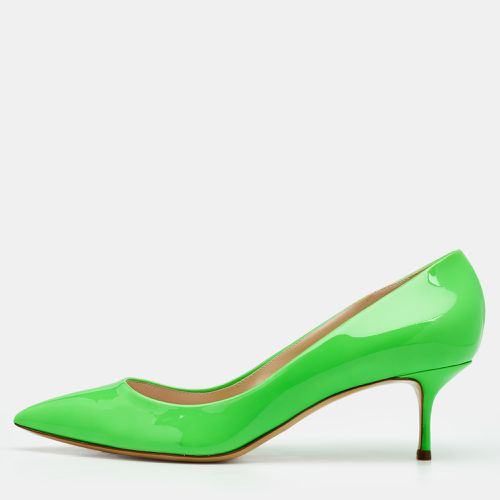 Casadei Neon Green Patent Leather Pumps Size 39 - Casadei - Modalova