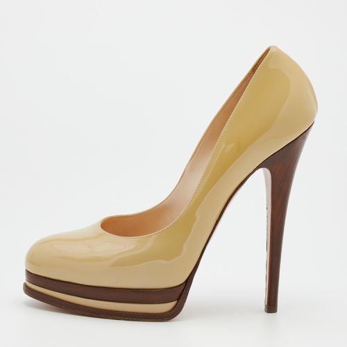 Patent Leather Platform Pumps Size 39 - Casadei - Modalova