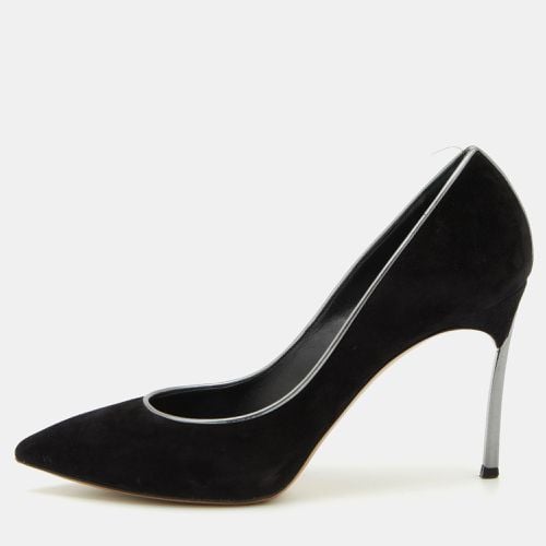 Casadei Black Suede Blade Pumps Size 36.5 - Casadei - Modalova