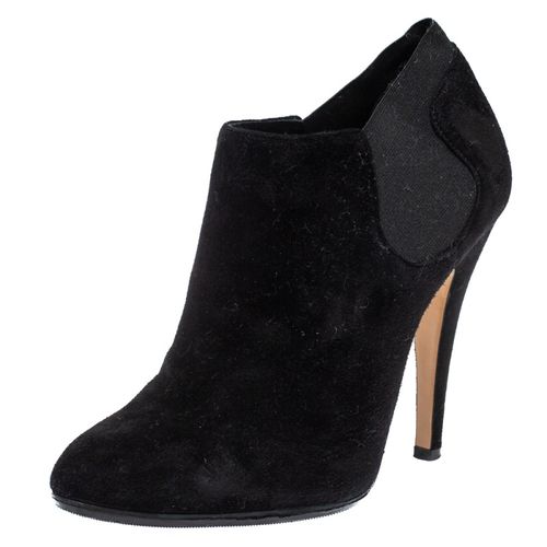 Casadei Black Suede Ankle Boots Size 37 - Casadei - Modalova