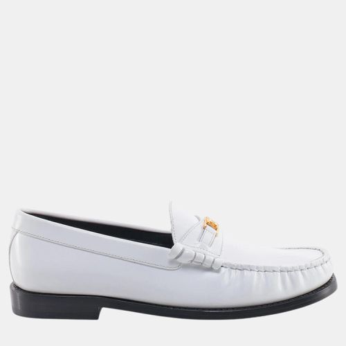 Celine White Leather Triomphe Loafers EU 40 - Celine - Modalova