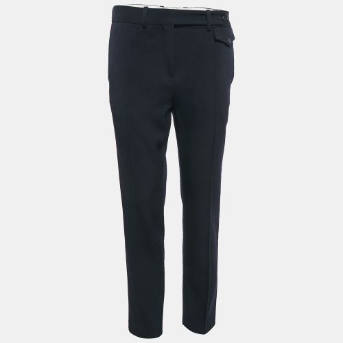 Celine Navy Blue Wool Gabardine Trousers S - Celine - Modalova