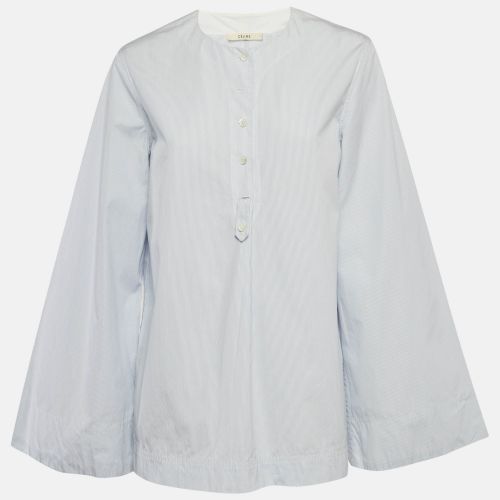 Celine Blue Striped Cotton Long Sleeve Top M - Celine - Modalova