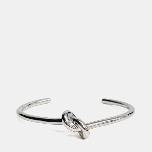 Celine Knot Silver Bangle Bracelet - Celine - Modalova