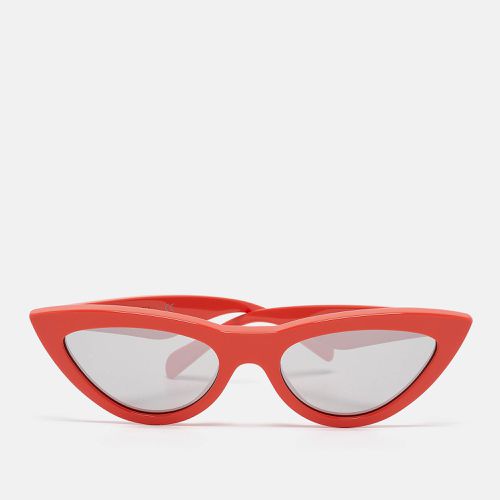 Celine Coral Orange Mirrored CL400191 Cat Eye Sunglasses - Celine - Modalova