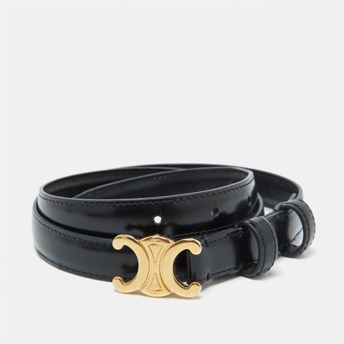 Leather Triomphe Buckle Belt 75 CM - Celine - Modalova