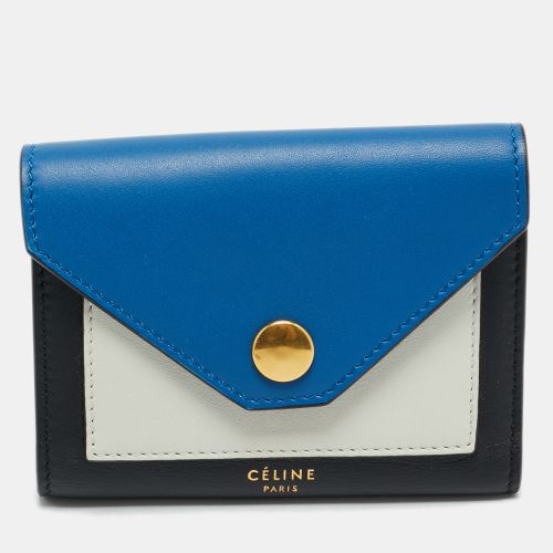 Celine Tricolor Leather Envelope Key Holder Case - Celine - Modalova