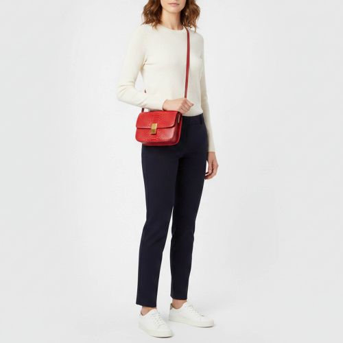 Classic Box Medium Python Shoulder Bag - Celine - Modalova