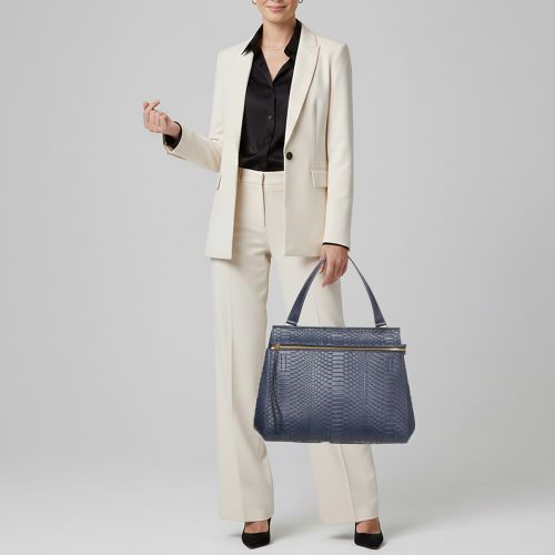 Edge Medium Python Top Handle Bag - Celine - Modalova