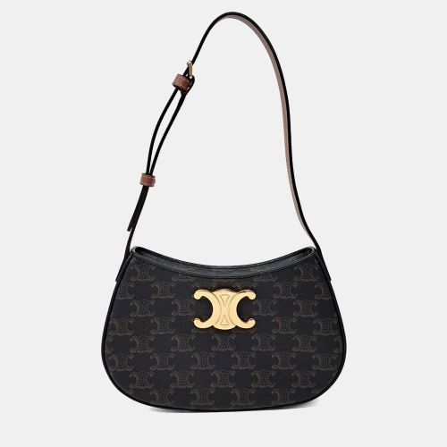 Tilly Medium Triomphe Canvas and Leather Shoulder Bag - Celine - Modalova