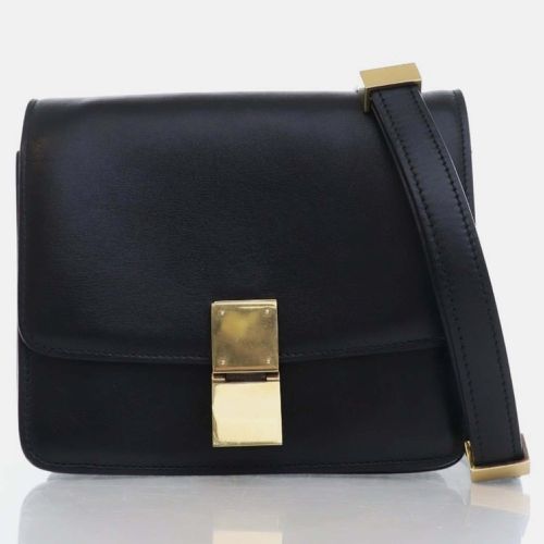 Leather Small Classic Box Shoulder Bags - Celine - Modalova