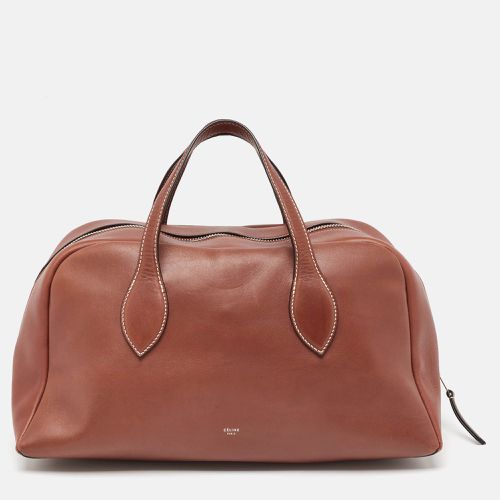 Celine Brown Leather Medium Bowling Bag - Celine - Modalova