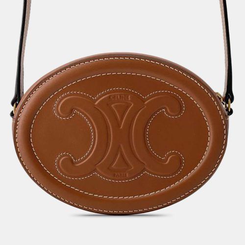 Celine Cuir Triomphe Oval Crossbody - Celine - Modalova