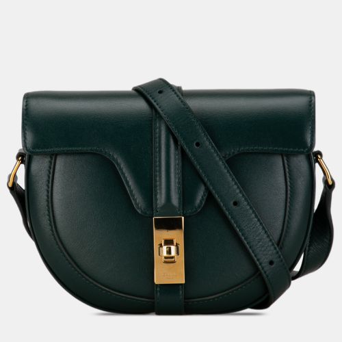 Celine Small Leather Besace 16 - Celine - Modalova