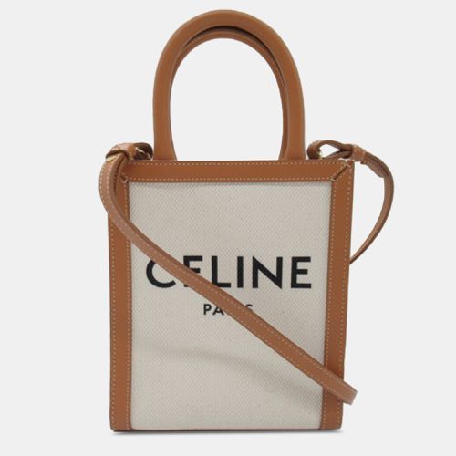 Celine Mini Canvas Vertical Cabas - Celine - Modalova