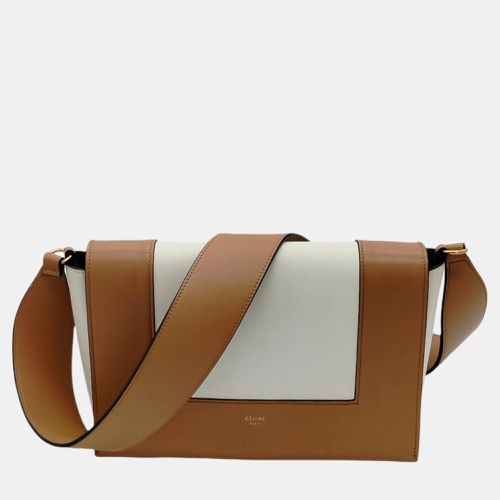 Celine Neutrals Leather Frame Shoulder Bag - Celine - Modalova