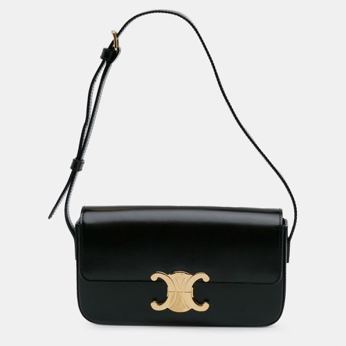 Celine Black Leather Teen Triomphe Shoulder Bag - Celine - Modalova