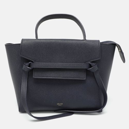 Celine Blue Leather Micro Belt Top Handle Bag - Celine - Modalova