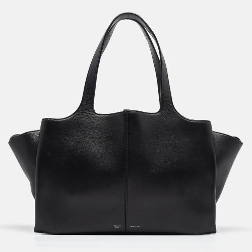 Celine Black Leather Trifold Bag - Celine - Modalova