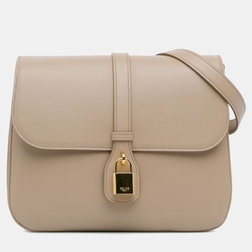 Celine Beige Leather Tabou Medium Crossbody Bag - Celine - Modalova