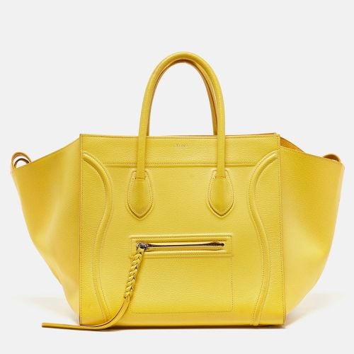 Celine Yellow Leather Medium Phantom Luggage Tote - Celine - Modalova