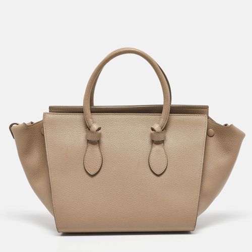 Celine Beige Leather Mini Tie Tote - Celine - Modalova