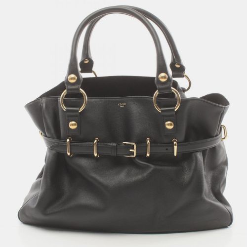 Celine Black Leather Medium Anita Shoulder Bag - Celine - Modalova