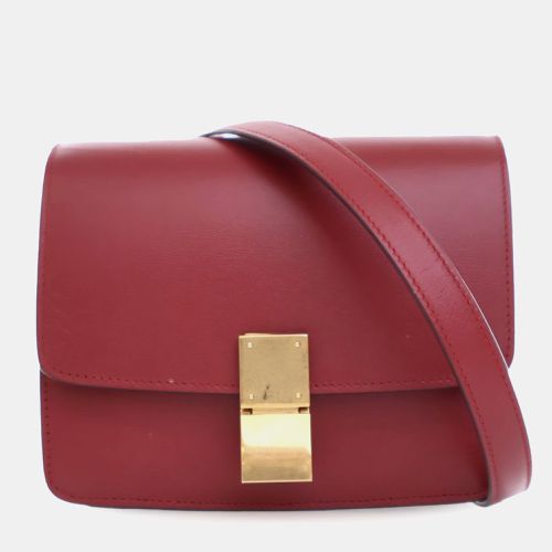 Leather Small Classic Box Bag - Celine - Modalova