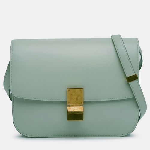 Celine Blue Classic Box Medium Bag - Celine - Modalova