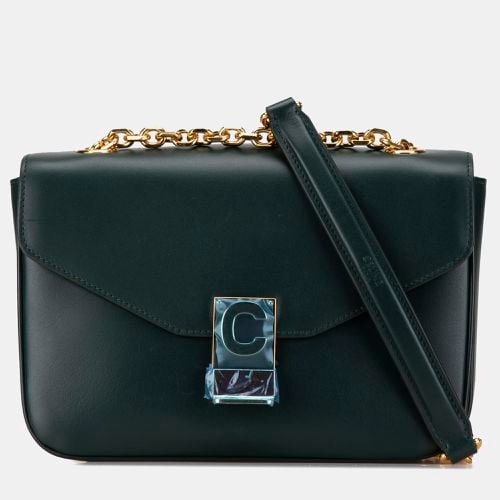 Celine Green Medium Leather C Bag - Celine - Modalova