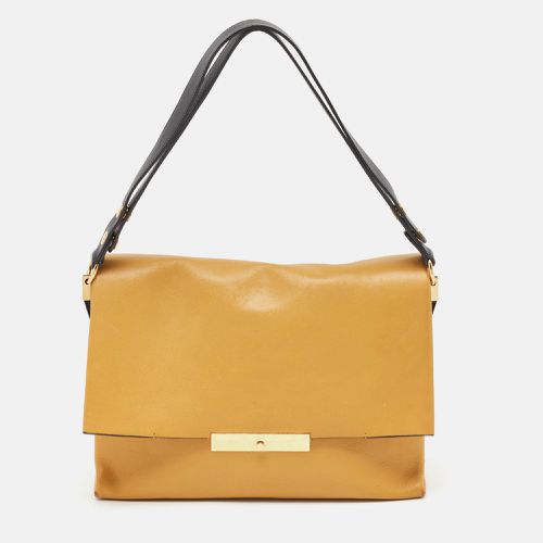 Celine Tan Leather Blade Flap Shoulder Bag - Celine - Modalova