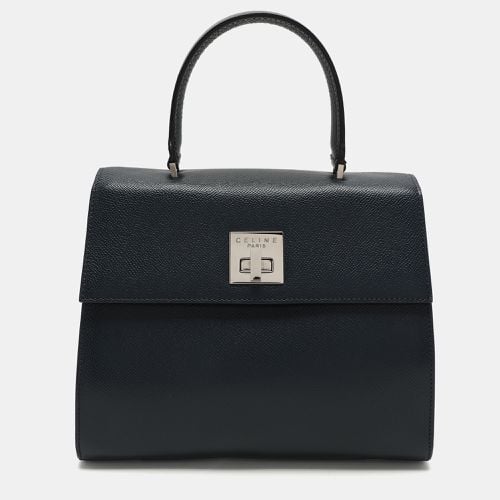 Celine Blue Leather Vintage Top Handle Bag - Celine - Modalova