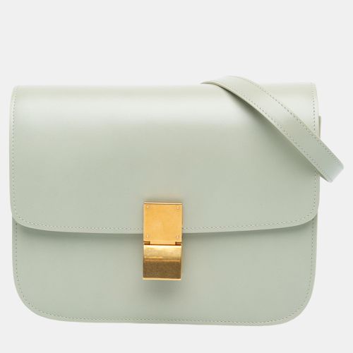 Celine Green Medium Calfskin Classic Box - Celine - Modalova